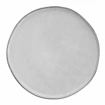 Тарелка обеденная MyataShop "Country" серая