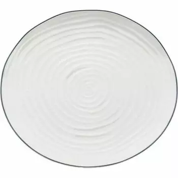 Тарелка Водоворот, 27 х 2 х 27 см, белая