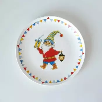Тарелка закусочная MyataShop Гномы