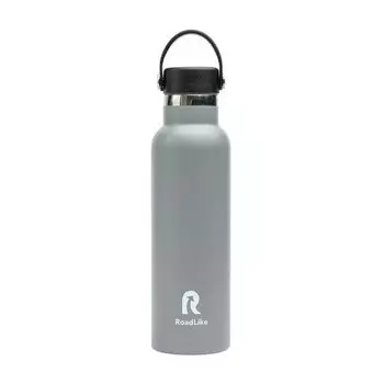 Термобутылка RoadLike Flask, 600 мл, серый