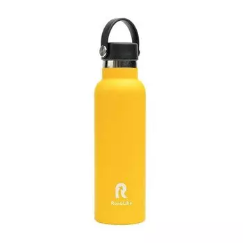 Термобутылка RoadLike Flask, 600 мл, желтый