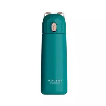 Термос HelloDream "Modern Bear", 350 мл, изумрудный