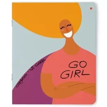 Тетрадь Bruno Visconti "Девушка-улыбка", 48 листов, в ассортименте