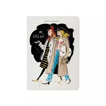 Тетрадь Bruno Visconti "Стильные девчонки", 32 листа, А6