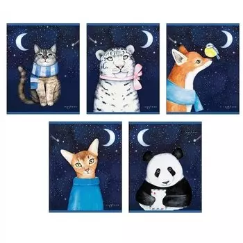 Тетрадь "Друзья из снов" А5, 48 листов, в ассортименте