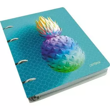 Тетрадь на кольцах "My dreams. Ананас" А5, 100 листов, в клетку