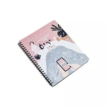 Тетрадь общая Be Smart Blogger Ванна, в клетку, на спирали, 80 листов, 156 х 207 мм