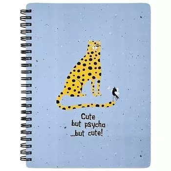Тетрадь общая Be Smart, коллекция Silly Леопард, 156 х 207 мм, 120 листов, в клетку, на спирали