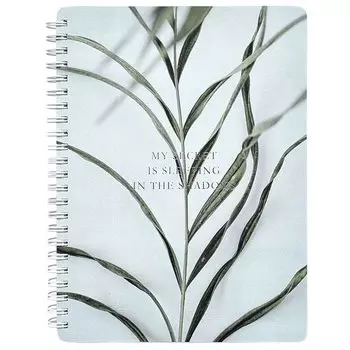 Тетрадь общая Be Smart Nude Растение, в клетку, 120 листов, 156 х 207 мм