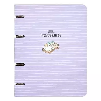 Тетрадь общая на кольцах Be Smart "Avocado"120 листов в клетку, 16,3 х 21,2 см,