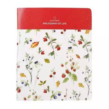 Тетрадь общая "Berry", 48 листов, в клетку, 16,5 х 20 см