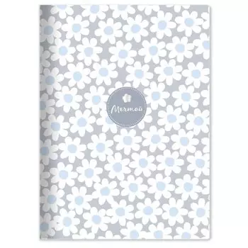 Тетрадь общая "Dream", 40 листов, в клетку, 19,4 х 26,6 см, серая