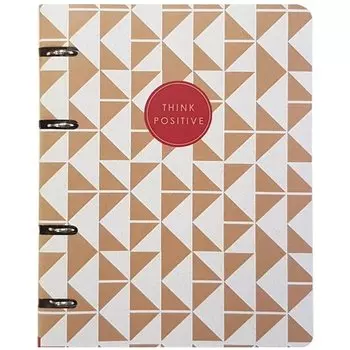 Тетрадь общая "Eco", с кольцевым механизмом, 120 листов, в клетку