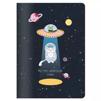 Тетрадь общая "Mur-mur", 48 листов, в клетку, 15 х 21 см