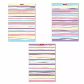 Тетрадь общая ученическая ErichKrause Pastel Lines, А4, 96 листов в клетку
