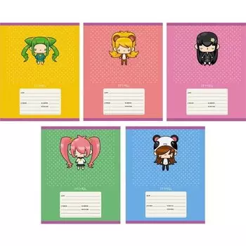 Тетрадь "Аниме" А5, 24 листа, в линейку