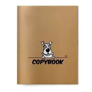 Тетрадь "Dog Craft" А5, 40 листов, в клетку