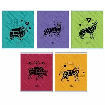 Тетрадь "Духи природы" А5, 48 листов в клетку, в ассортименте