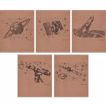 Тетрадь "Космическая одиссея" А5, 48 листов, в клетку, в ассортименте