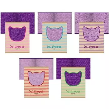 Тетрадь "Котики" А5, 48 листов, в клетку