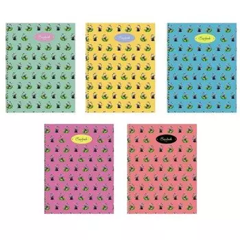 Тетрадь "ЛемурМУРы" А5, 96 листов, в клетку, в ассортименте