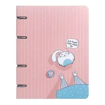 Тетрадь "Mur-mur", 120 листов, в клетку, 16,3 х 21,2 см