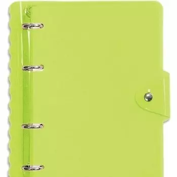 Тетрадь "Neon" с кольцевым механизмом А5 зеленая