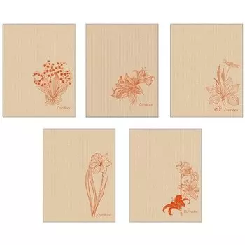 Тетрадь "Нежный гербарий" А5, 48 листов, в клетку, в ассортименте