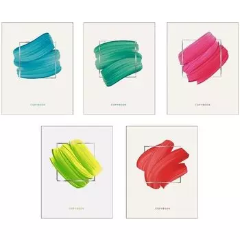 Тетрадь "Важные акценты" А5, 48 листов, в клетку, в ассортименте