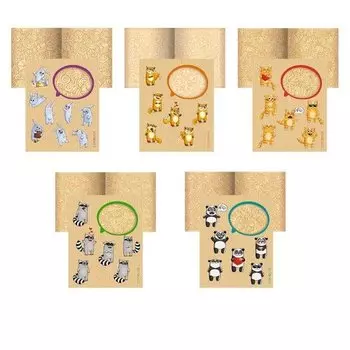 Тетрадь с двойной обложкой "Веселая компания" А5, 48 листов, в клетку, в ассортименте