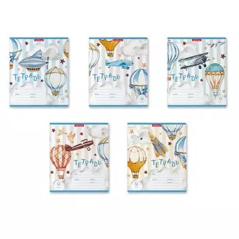 Тетрадь школьная ученическая ErichKrause В облаках, 12 листов в клетку