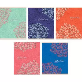 Тетрадь в клетку "Нежные оттенки" А5