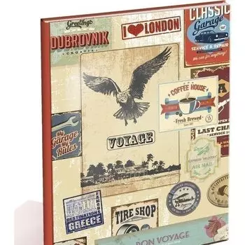 Тетрадь в клетку "Ретро Америка" А5