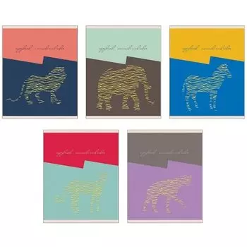 Тетрадь "Звериное царство" А5, 48 листов, в клетку