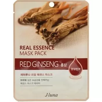 Тканевая маска с красным женьшенем, 25 мл