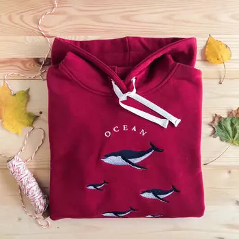 Толстовка мужская Captains Mate "Ocean Bordo", L