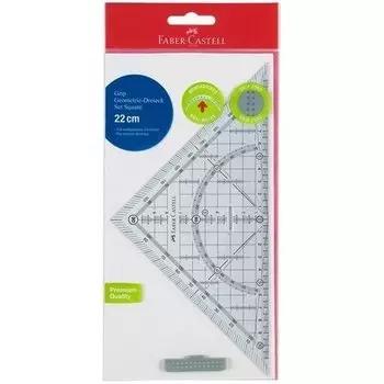 Треугольник 45° "Grip", 22 см