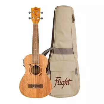 Укулеле концерт Flight DUC323 EQ MAH