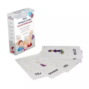 Умные карточки Lumicube Talky Family/Professions/Color, на английском языке, 56 штук