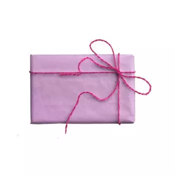 Упаковочная бумага двусторонняя бирюзово-сиреневая, 100 х 70