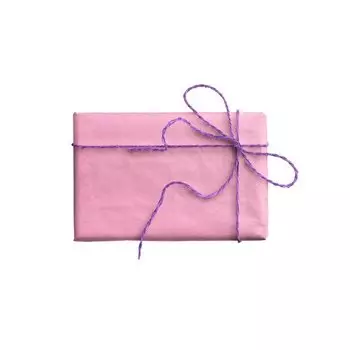 Упаковочная бумага двусторонняя розово-зеленая, 100 х 70