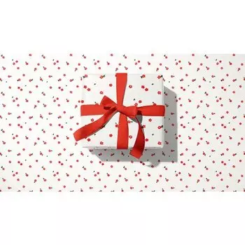 Упаковочная бумага Opaperpaper О'Красные цветочки, 100 х 70 см