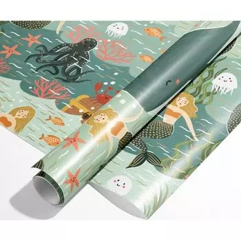 Упаковочная бумага Русалки