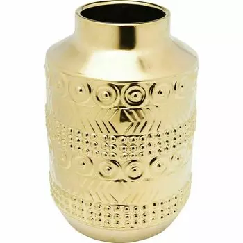 Ваза Мачу-Пикчу, 21 х 31 х 21 см, золотая
