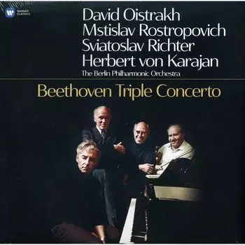 Виниловая пластинка David Oistrach, Mstislav Rostropovich, Sviatoslav Richter, Herbert von Karajan, The Berlin Philharmonic Orchestra - Beethoven Triple Concerto LP