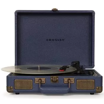 Виниловый проигрыватель Crosley CRUISER DELUXE [CR8005D-NV] Navy c Bluetooth