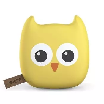 Внешний аккумулятор Hiper "Zoo Owl" 10000 мАч, желтый