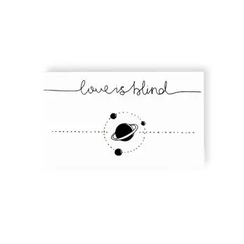 Временная татуировка Tattooshka мини "Love is blind"