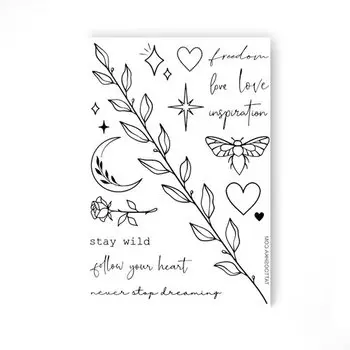 Временная татуировка Tattooshka "FREEDOM LOVE"