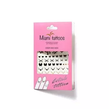 Временное тату для пальцев и ногтей "Cheap &amp; Chick"